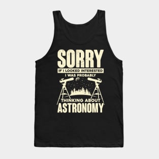 Funny Astronomy Student Astronomer Gift Tank Top